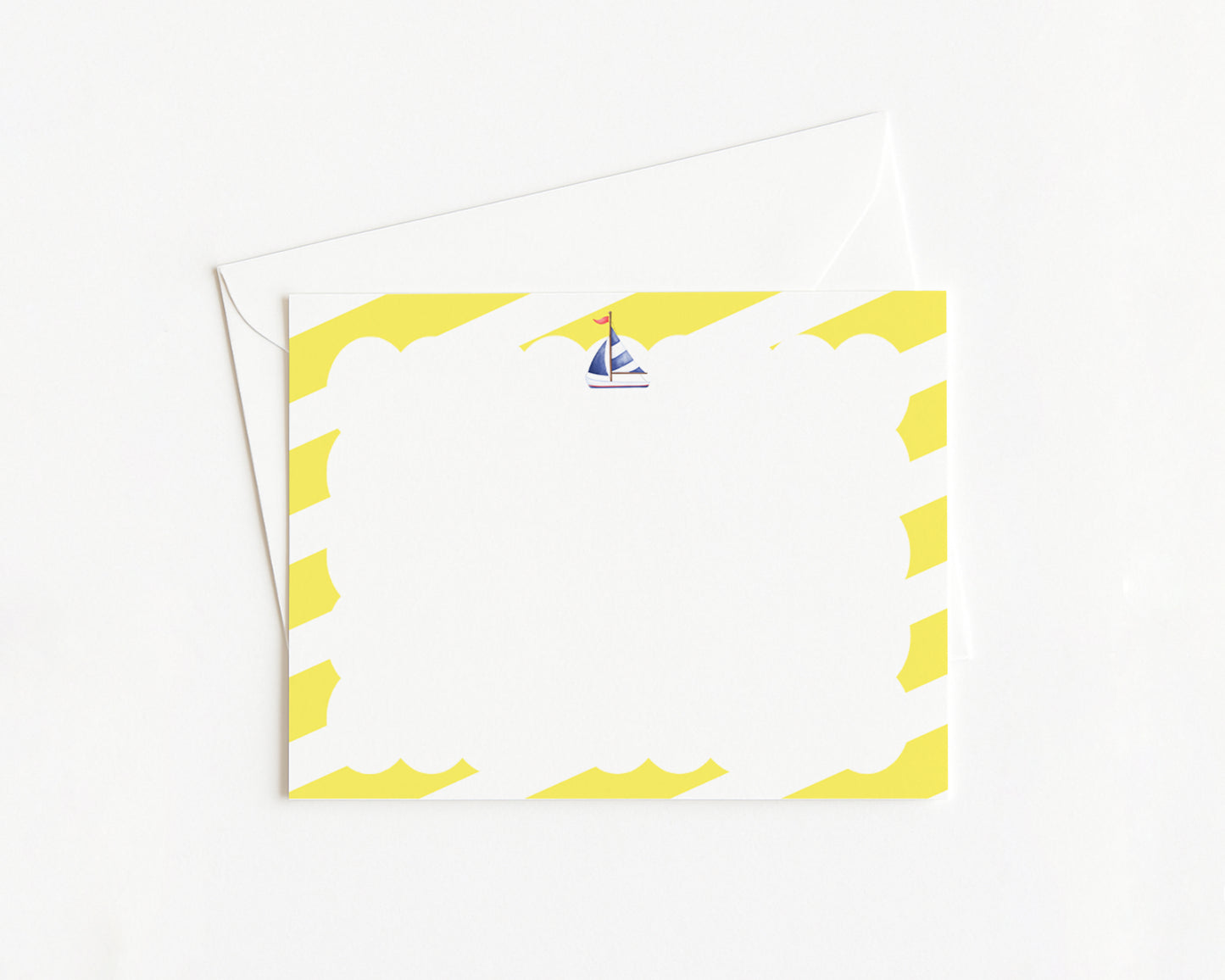 Sailboat Note Cards - 4.24x5.5" - Set of 10 (Copy)